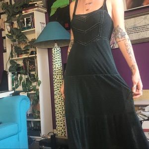 Vintage hand dyed free people slip dress